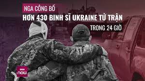 Tướng Nga công bố có hơn 430 binh sĩ Ukraine tử trận trong 24 giờ - VTC Now