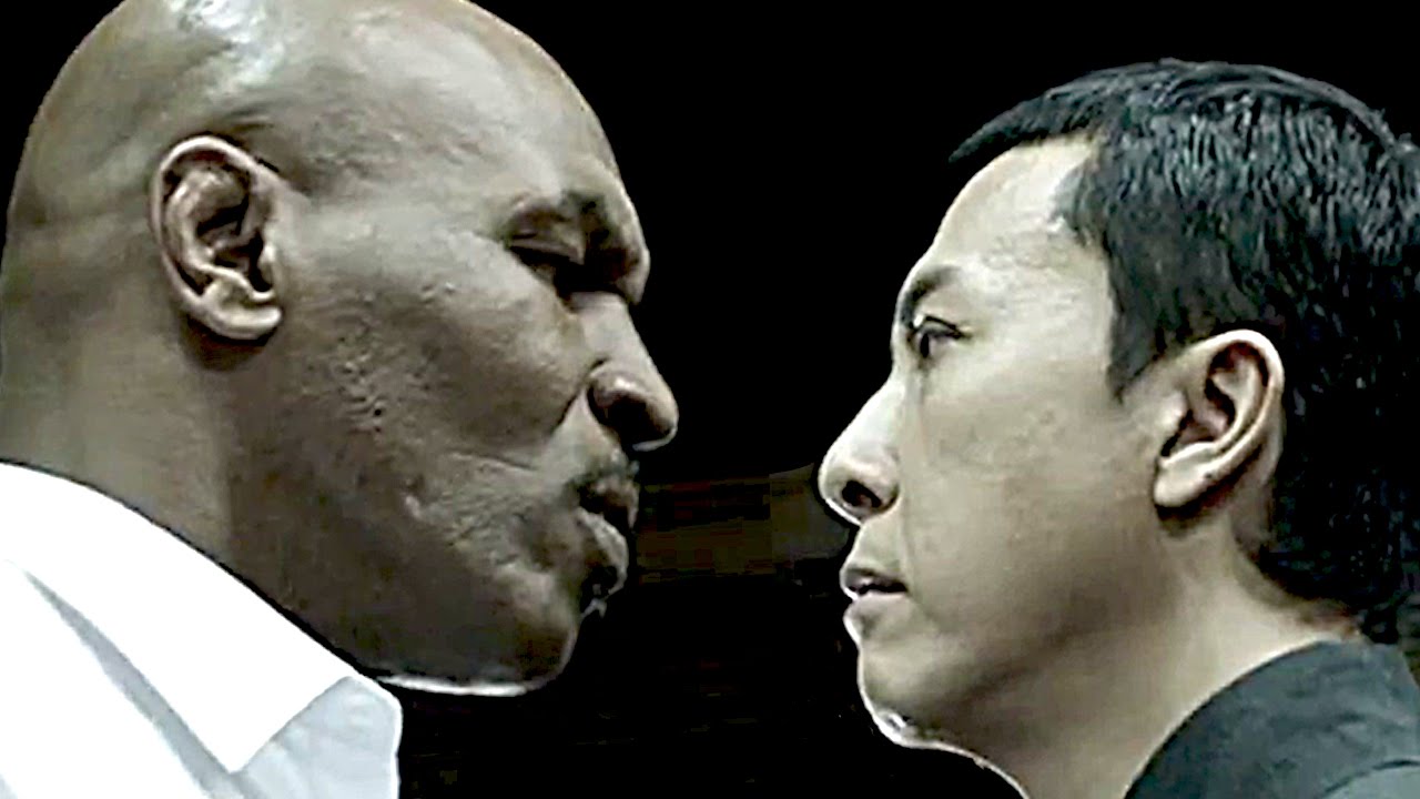 IP Man vs Mike Tyson in a three-minute fight in the movie IP MAN 3 (2015)