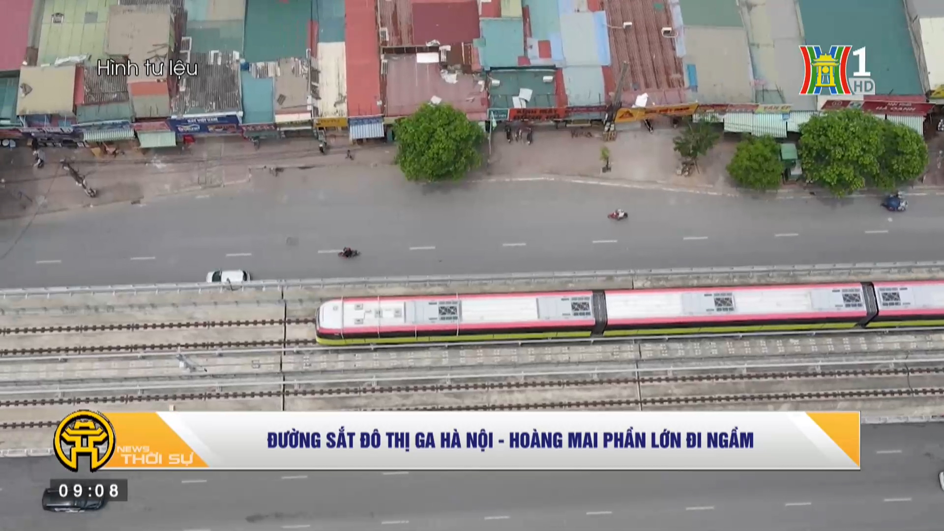 Đường sắt đô thị Ga Hà Nội Hoàng Mai phần lớn đi ngầm